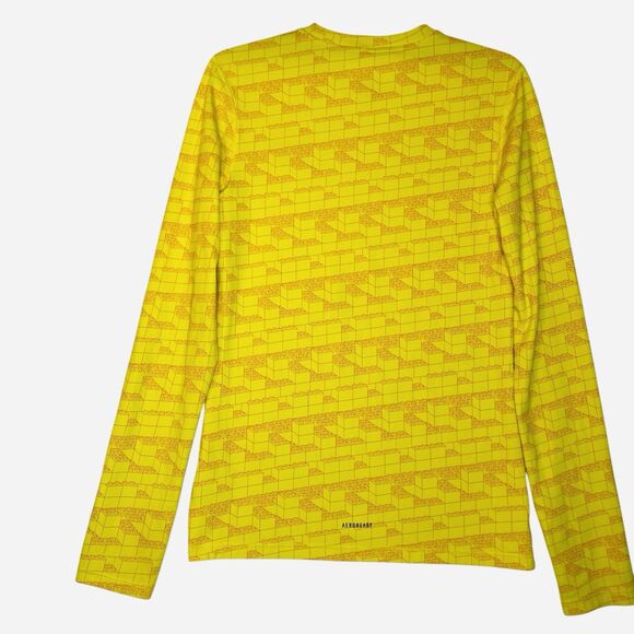 Adidas & LEGO Athletic Top Youth Kids XL Yellow Crewneck Jersey Long Sleeve - Picture 2 of 10